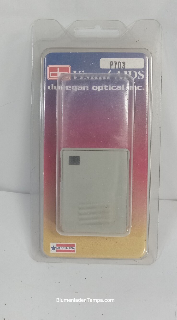 Donegan Optical P703 Opti-Pak 3x Pocket Magnifier Slide Out Case Made in USA